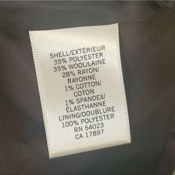 Banana Republic Factory Martin Fit Brownish Gray Speckled Wool Trousers, Size 8R - Picture 8 of 10